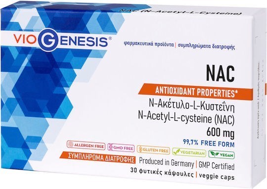 Picture of VioGenesis NAC 600 mg 30 caps