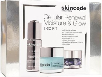 Picture of Skincode Cellular Renewal Moisture & Glow White Trio Kit Σετ Περιποίησης για Αντιγήρανση, Ενυδάτωση & Λάμψη 3τμχ