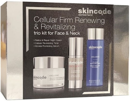 Picture of Skincode Cellular Firm Renewing & Revitalizing Σετ Περιποίησης για Αντιγήρανση & Σύσφιξη 3τμχ