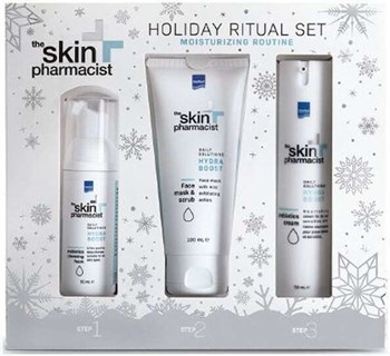 Picture of The Skin Pharmacist Holiday Ritual Hydra Boost Cleansing Foam 50ml + Face Mask & Scrub 100ml + Probiotics Cream 50ml