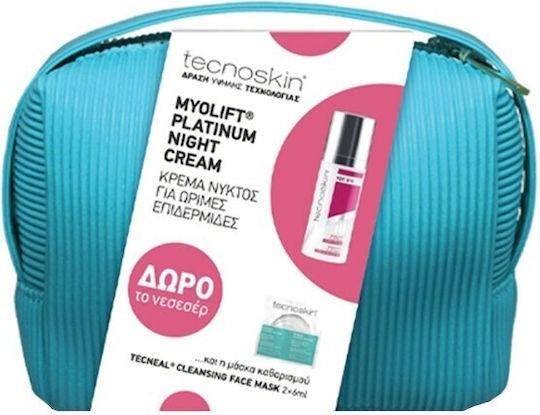 Picture of TECNOSKIN Myolift Platinum Night Cream 50ml & Tecneal Cleansing Face Mask 2x6ml