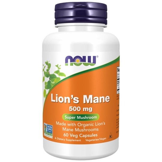 Picture of Now Foods Lion's Mane 500mg 60 κάψουλες
