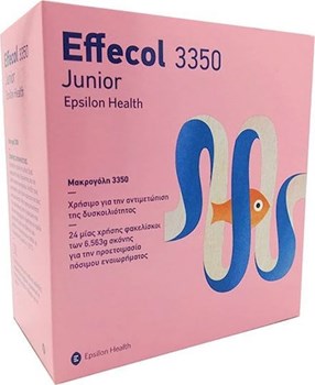 Picture of EFFECOL 3350 JUNIOR Epsilon Health 24 Sachets X 6,563g
