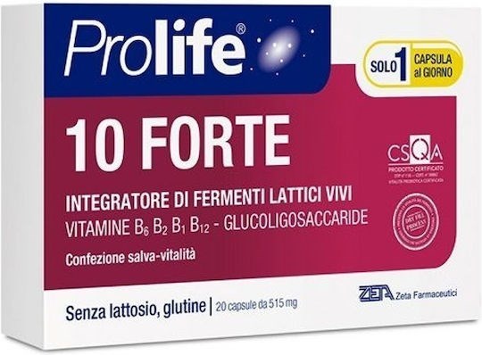 Picture of Prolife 10 Forte Συμπλήρωμα με Προβιοτικά 10 caps  Zeta Farmaceutici