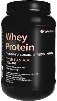 Picture of WellLife Πρωτεΐνη Ορού Γάλακτος με Γεύση Βανίλια 810gr
