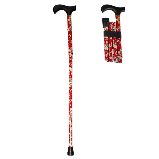 Picture of MOBIAK Μπαστούνι Αλουμινίου Σπαστό Red Flower 0809259