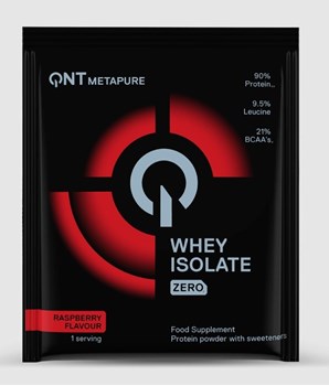 Picture of QNT Metapure Zero Carb Whey Isolate Protein Rasberry 30gr