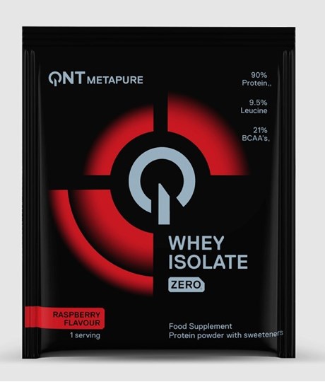 Picture of QNT Metapure Zero Carb Whey Isolate Protein Rasberry 30gr
