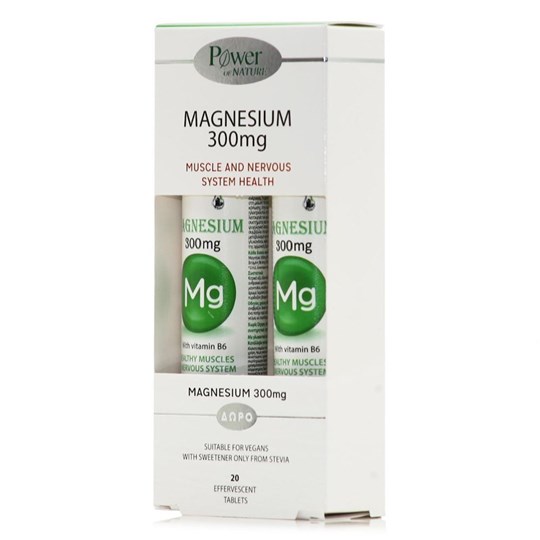 Picture of POWER OF NATURE MAGNESIUM 300 STEVIA 20S 1+1 ΔΩΡΟ