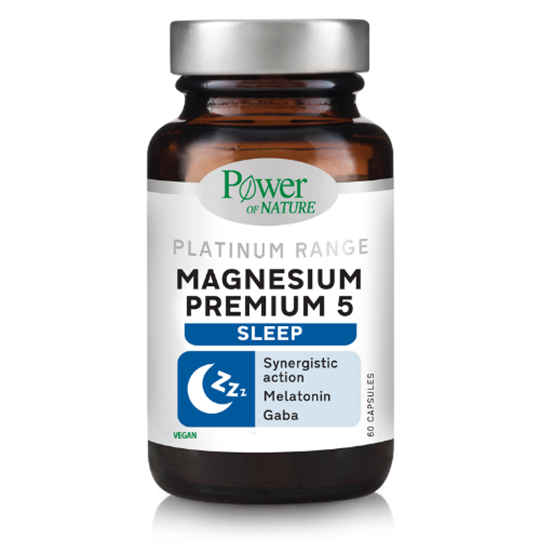 Picture of POWER OF NATURE Platinum MAGNESIUM PREMIUM 5 PLUS SLEEP 60CAPS