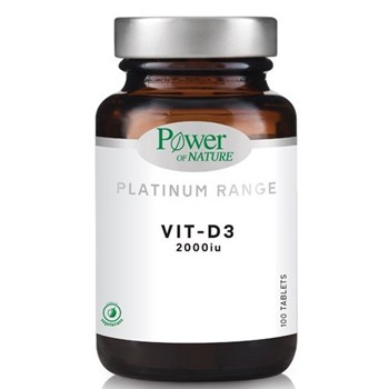 Picture of POWER OF NATURE Platinum PLATINUM D-VIT3 2.000IU 60S TABS