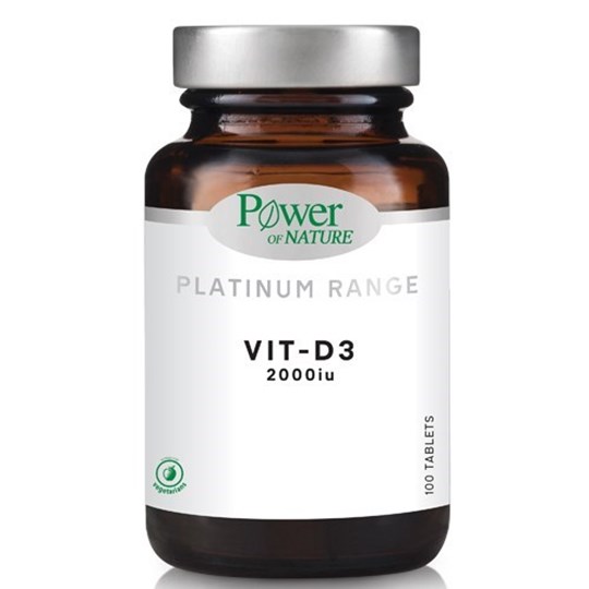 Picture of POWER OF NATURE Platinum PLATINUM D-VIT3 2.000IU 60S TABS