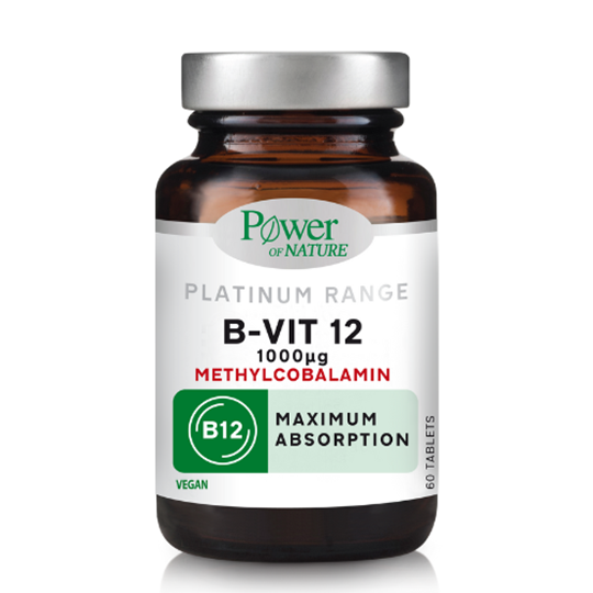 Picture of POWER OF NATURE PLATINUM B-VIT12 1000ΜG 60 TABS