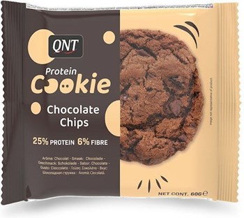 Picture of QNT Protein Cookie με Κομματάκια Chocolate 60gr