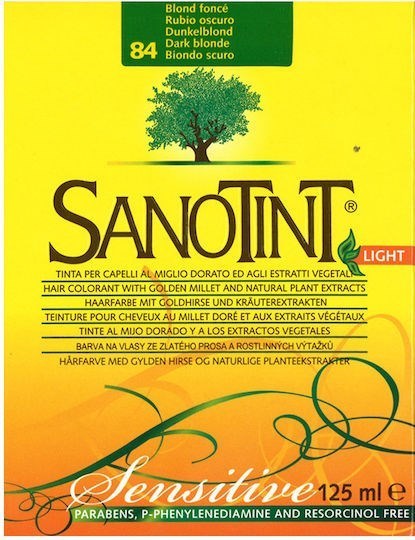 Picture of Sanotint Light 84 Βαφή Μαλλιών Χωρίς Αμμωνία Ξανθό Σκούρο 125ml