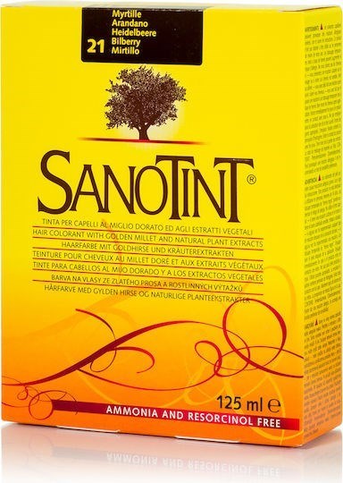 Picture of Sanotint Classic 21 Βαφή Μαλλιών Χωρίς Αμμωνία Κόκκινο Σκούρο Μύρτιλο 125ml