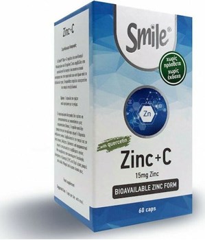 Picture of Smile Zinc & C with Quercetin 15mg 60 caps
