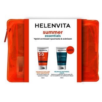 Picture of Helenvita Promo Summer Essentials Sun Care Face Cream SPF50 50ml & Δώρο Helenvita Panthenol Cream 50ml