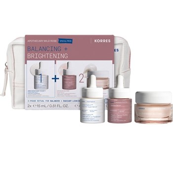 Picture of Korres Promo Smart Probiotic Super Serum 15ml & Apothecary Wild Rose Vitamin C Serum 15ml & Wild Rose Vitamin C 40ml