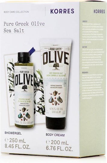 Picture of Korres Discover Pure Greek Olive Oil Σετ Περιποίησης για Καθαρισμό Σώματος με Αφρόλουτρο 250ml & Κρέμα Σώματος 200ml