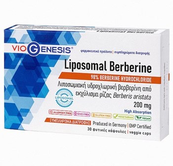 Picture of VioGenesis Liposomal Berberine 200 mg 30 caps