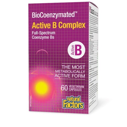 Picture of Natural Factors BioCoenzymated Active B Complex BioCoenzymated™ 60caps