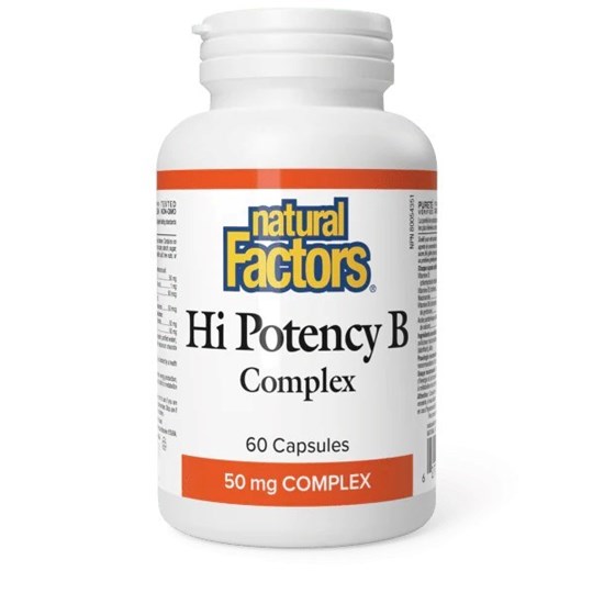 Picture of Natural Factors Hi Potency B Complex 50 mg 60caps