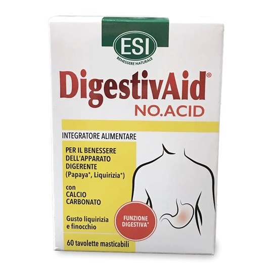 Picture of ESI DigestivAid No Acid 60 CHEWTABS