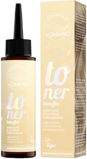 Picture of ONLYBIO Toner Μαλλιών, Vegan Χωρίς Αμμωνία Banoffee, 100ml