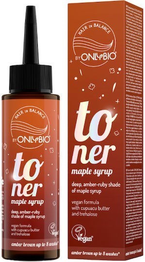 Picture of ONLYBIO Toner Μαλλιών, Vegan Χωρίς Αμμωνία Maple syrup, 100ml