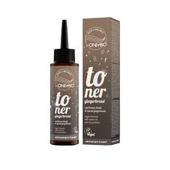 Picture of ONLYBIO Toner Μαλλιών, Vegan Χωρίς Αμμωνία Gingerbread , 100ml
