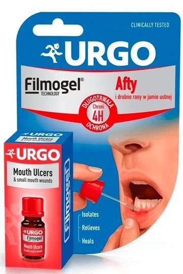 Picture of Urgo Filmogel Mouth Ulcers Treatment Θεραπεία για Άφθες και Μικρές Στοματικές Πληγές 6ml
