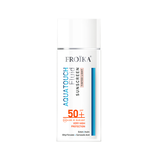 Picture of FROIKA AQUATOUCH FLUID SUNSCREEN SPF50+ TINTED LIGHT 50ML