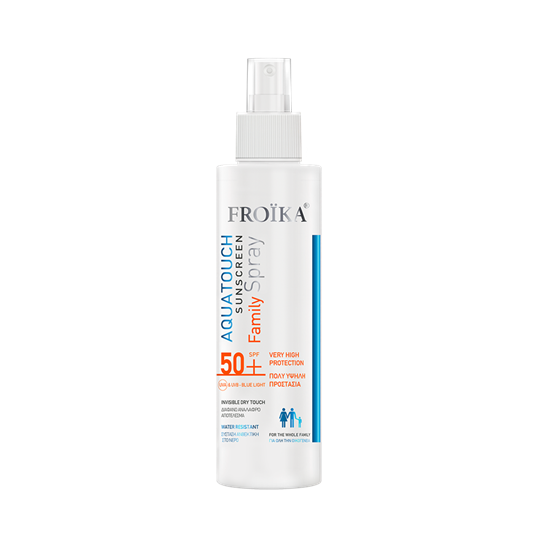 Picture of FROIKA AQUATOUCH SUNSCREEN FAMILY SPRAY SPF50+ 250ML