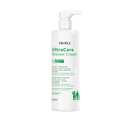 Picture of Froika Ultracare Shower Cream Κρεμώδες Αφρόλουτρο Κανονικό Προς Ξηρό Δέρμα 500ml