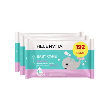 Picture of HELENVITA BABY SENSITIVE ΜΩΡΟΜΑΝΤΗΛΑ  3 x 64τεμ. (2+1 δώρο)