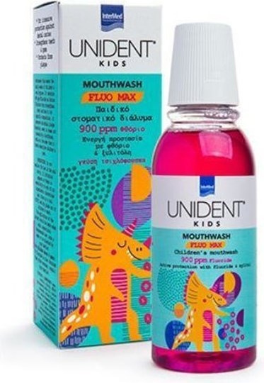 Picture of UNIDENT Kids Mouthwash Fluo Max 900ppm 250ml