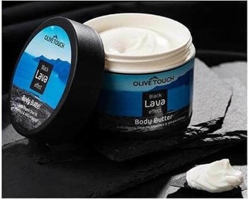 Picture of Olive Touch Black Lava Effect Ενυδατικό Butter Σώματος για Ξηρές Επιδερμίδες 100ml