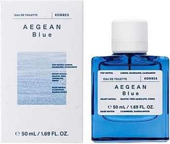 Picture of Korres Aegean Blue Eau de Toilette 50ml