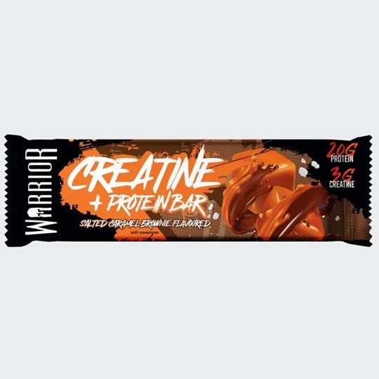 Picture of Warrior Creatine Salted Caramel Brownie Protein Bar 75G