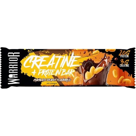 Picture of Warrior Creatine Chocolate Peanut Protein Bar 75gr