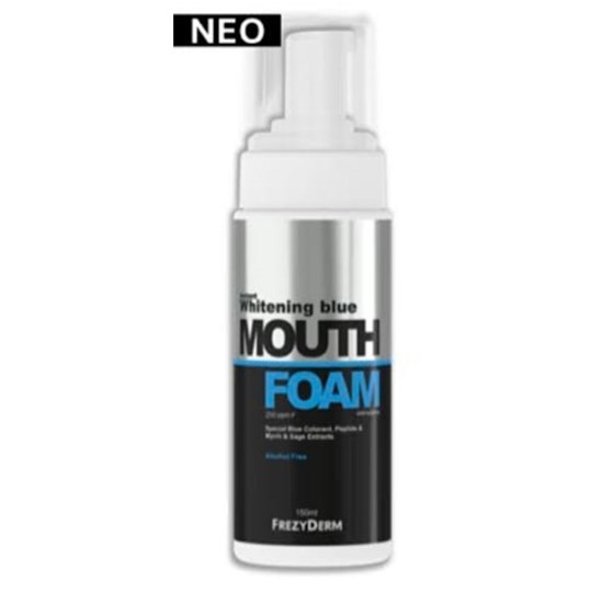 Picture of FREZYDERM Instant Whitening Blue Mouthfoam  150ml
