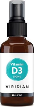Picture of Viridian Vitamin D3 2000iu Spray 20ml
