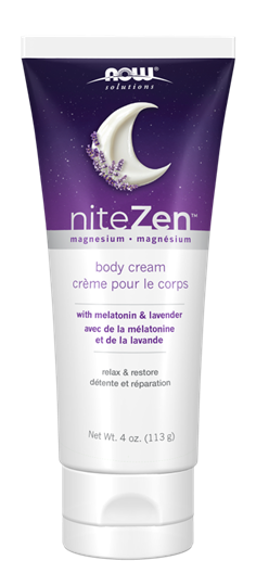 Picture of NOW niteZen™ Magnesium Body Cream With Melatonin & Lavender 113gr