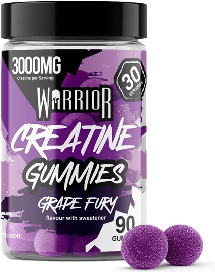 Picture of Warrior Creatine Gummies 90 Grape Fury