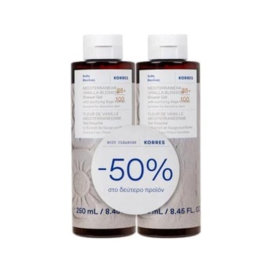 Picture of Korres Άνθη Βανίλιας Αφρόλουτρο 2x250ml to 2o -50%