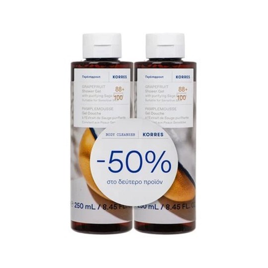 Picture of Korres Grapefruit Αφρόλουτρο 250ml+250ml το 2ο -50%