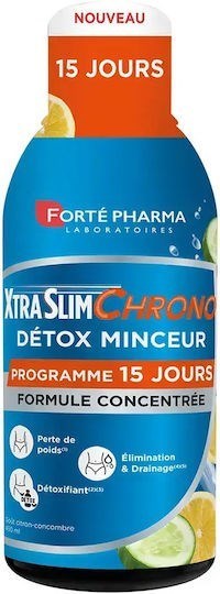 Picture of Forte Pharma Xtraslim Chrono Detox Συμπλήρωμα για Αδυνάτισμα 450ml Αγγούρι-Λεμόνι