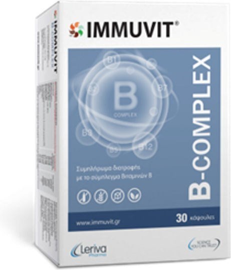 Picture of Leriva Pharma , Immuvit B-COMPLEX 30 Capsules