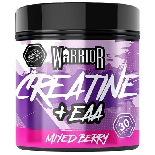 Picture of Warrior Creatine + EAA Μονοϋδρική Κρεατίνη με γεύση , Mixed Berry 270g